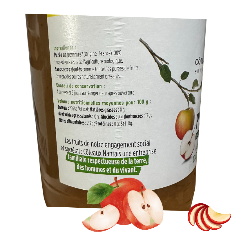 Purée pomme pêche - Du Panier à l'Assiette Purée pomme pêche - Du Panier à l'Assiette
