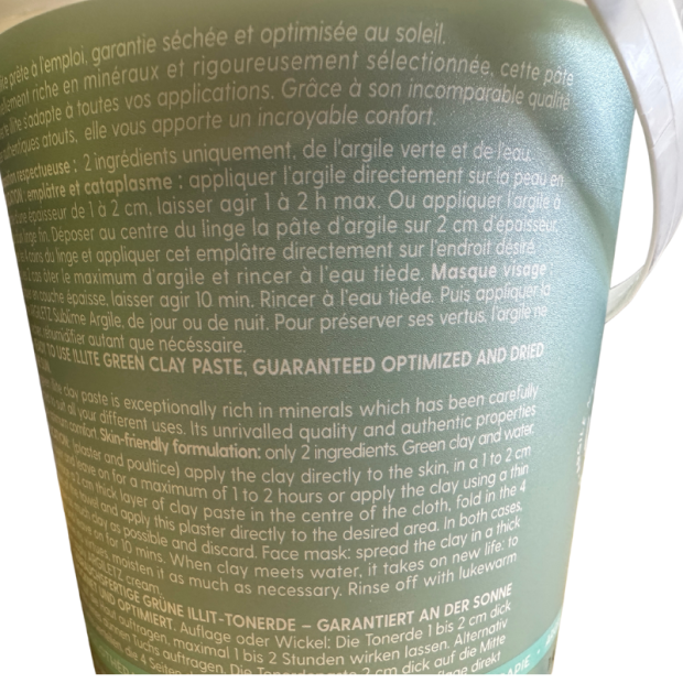 Argile verte - Du Panier à l'Assiette