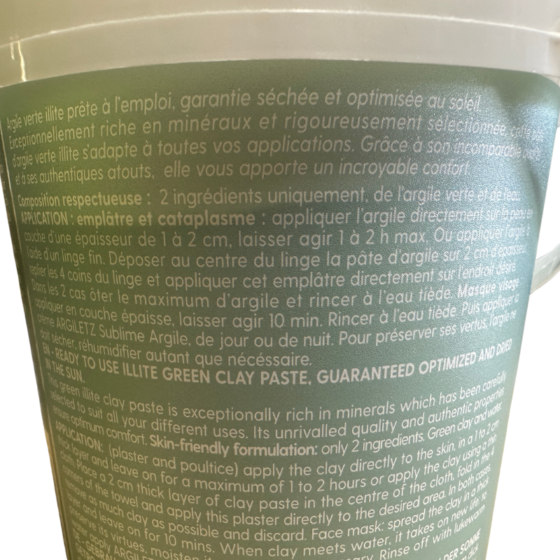 Argile verte - Du Panier à l'Assiette