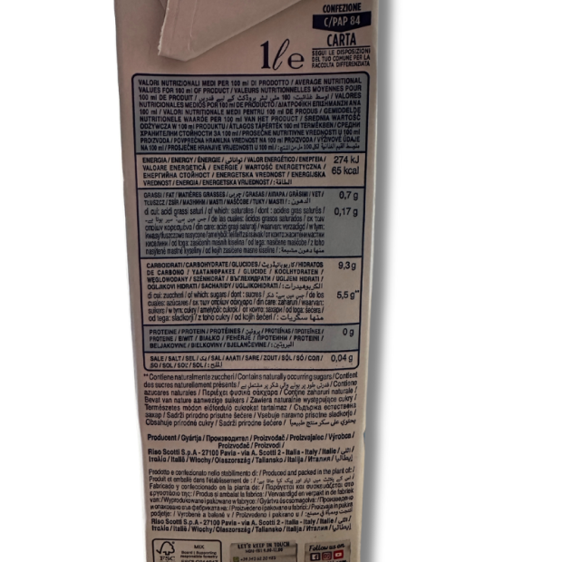 Boisson végétale de riz Bio - Du Panier à l'Assiette