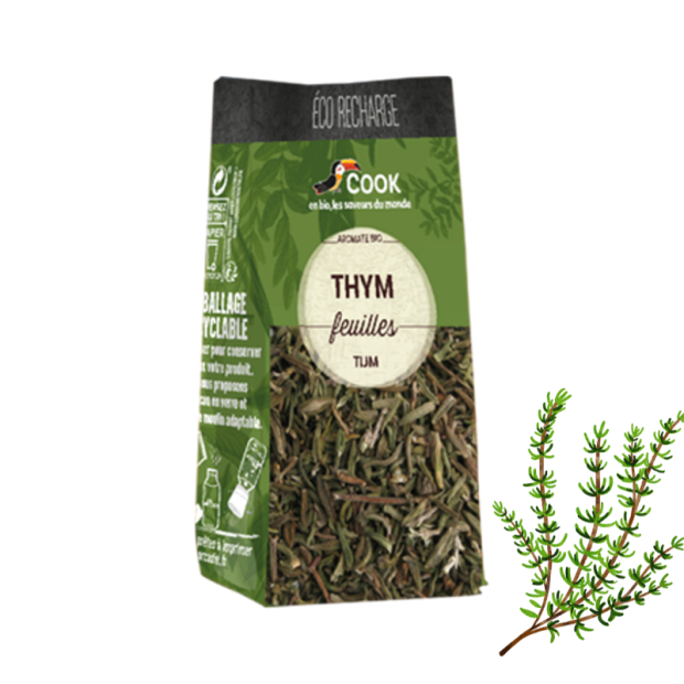 Thym feuille Bio - Du Panier &agrave; l'Assiette
