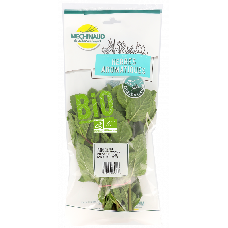 Menthe bio- Du Panier à l'Assiette Menthe bio- Du Panier à l'Assiette