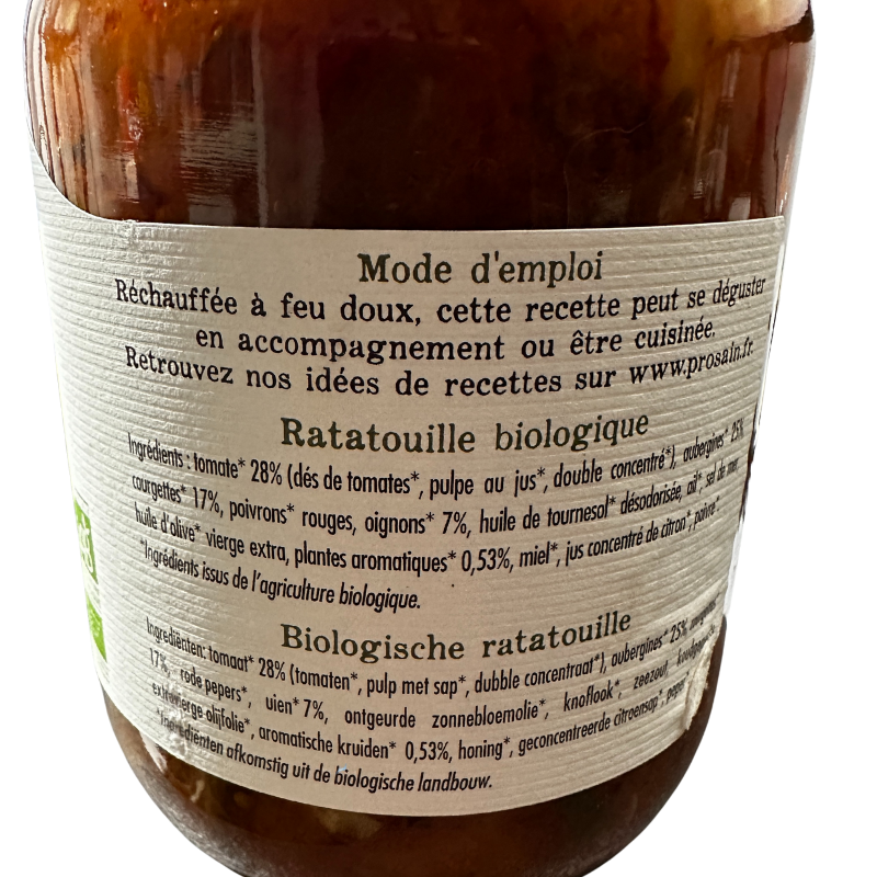 Ratatouille aux Légumes bio Du Panier à l'Assiette Ratatouille aux Légumes bio Du Panier à l'Assiette