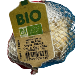 Ail blanc filet de 3 têtes