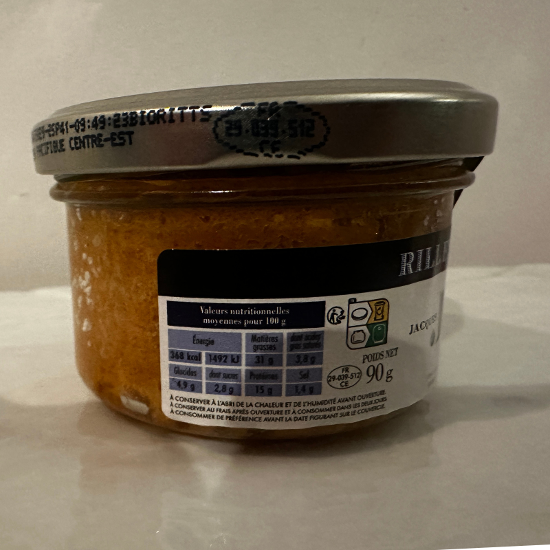 Rillettes de Maqueraux aux Echalotes Bio - Du Panier à l'Assiette