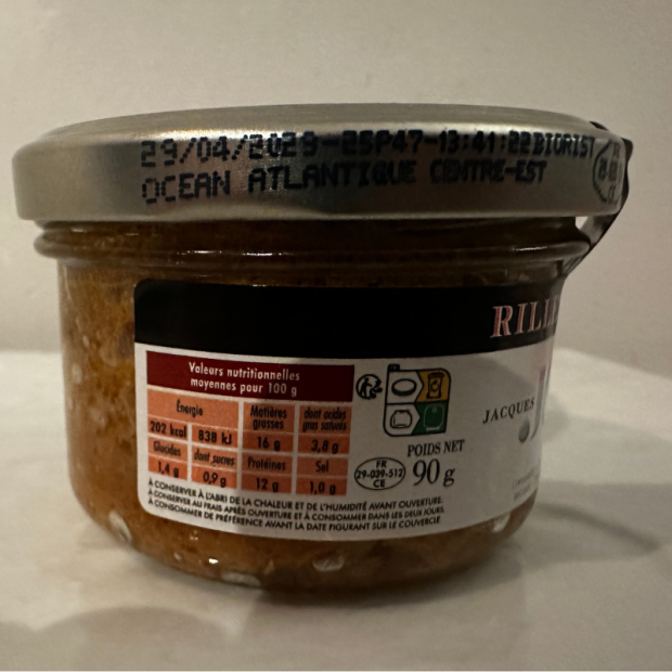 Rillettes de Maqueraux aux Echalotes Bio - Du Panier à l'Assiette