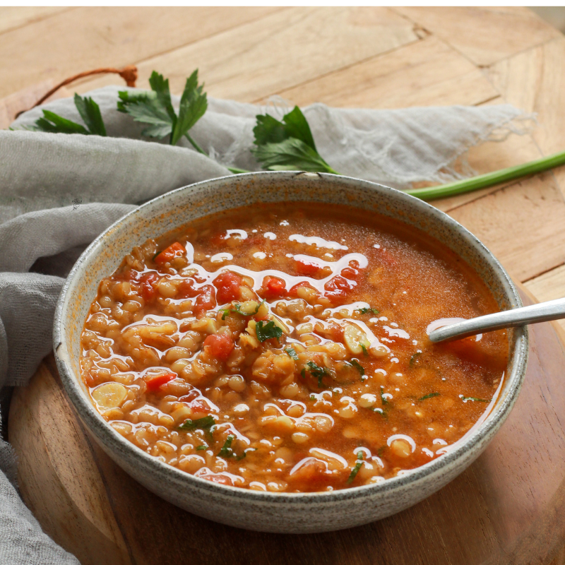 Lentilles et légumes cuisinés à l'indienne Bio- Du Panier à l'Assiette Lentilles et légumes cuisinés à l'indienne Bio- Du Panier à l'Assiette