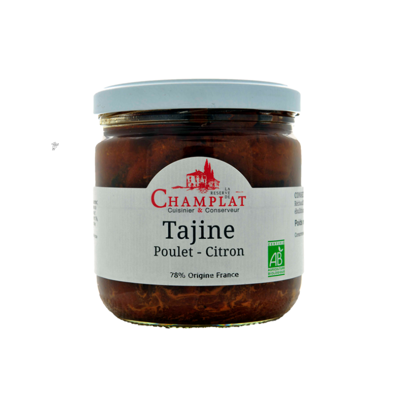 Tajine de poulet au citron- Du Panier &agrave; l'Assiette