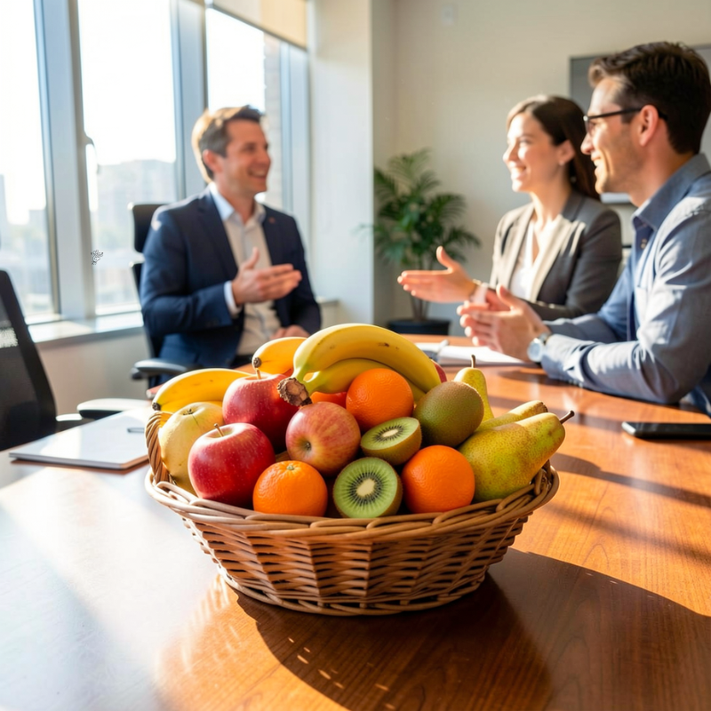 Corbeilles de Fruits Bio en Entreprise - Du Panier &agrave; l'Assiette