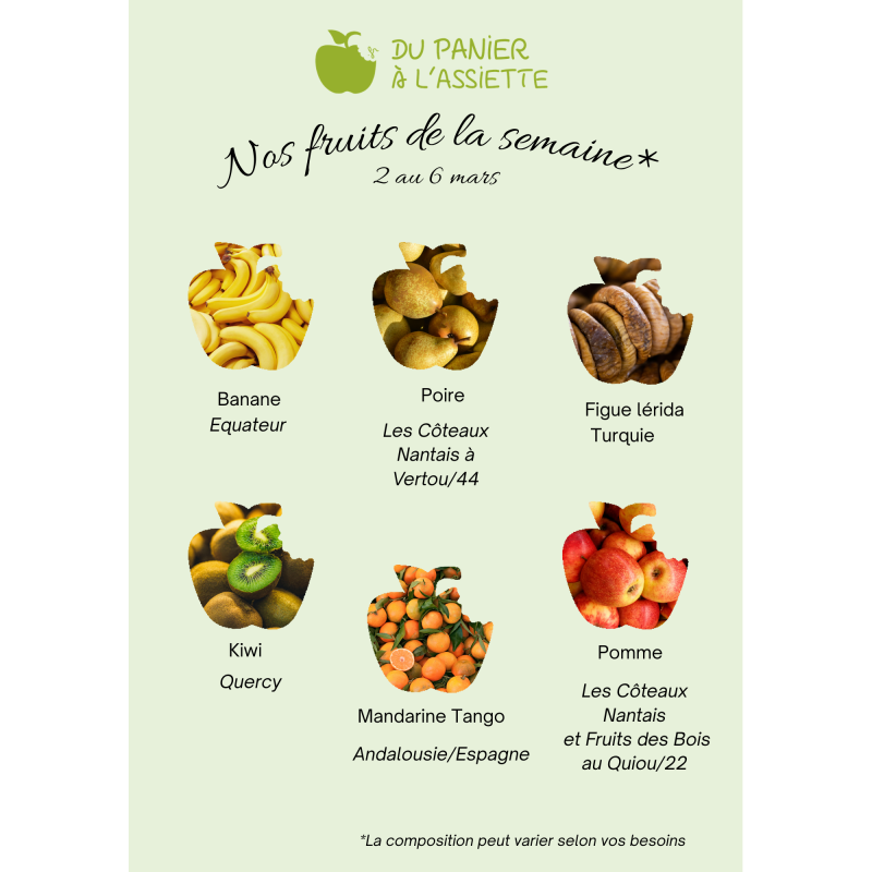 Corbeilles de Fruits Bio en Entreprise - Du Panier &agrave; l'Assiette