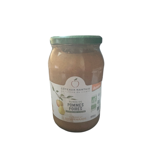 Pur&eacute;e pomme poires - Du Panier &agrave; l'Assiette