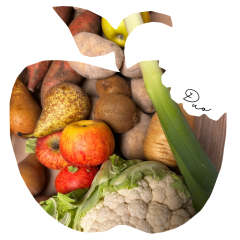 Panier duo mixte Fruits & L&eacute;gumes Bio