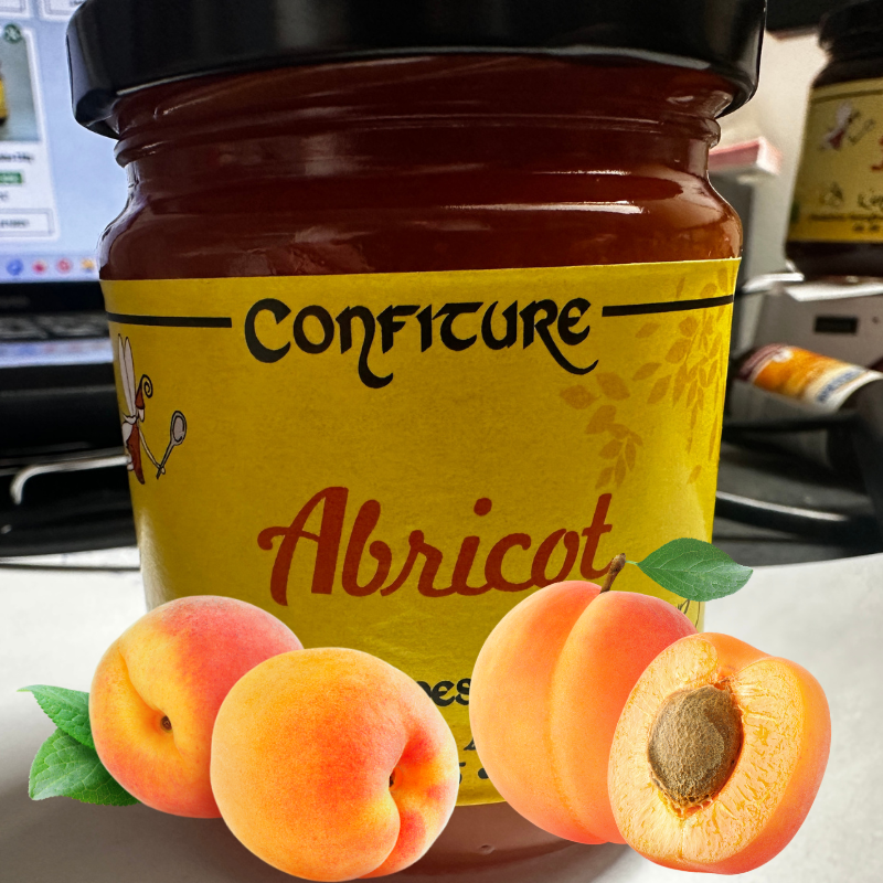 Confiture d'Abricot Bio - Du Panier &agrave; l'Assiette
