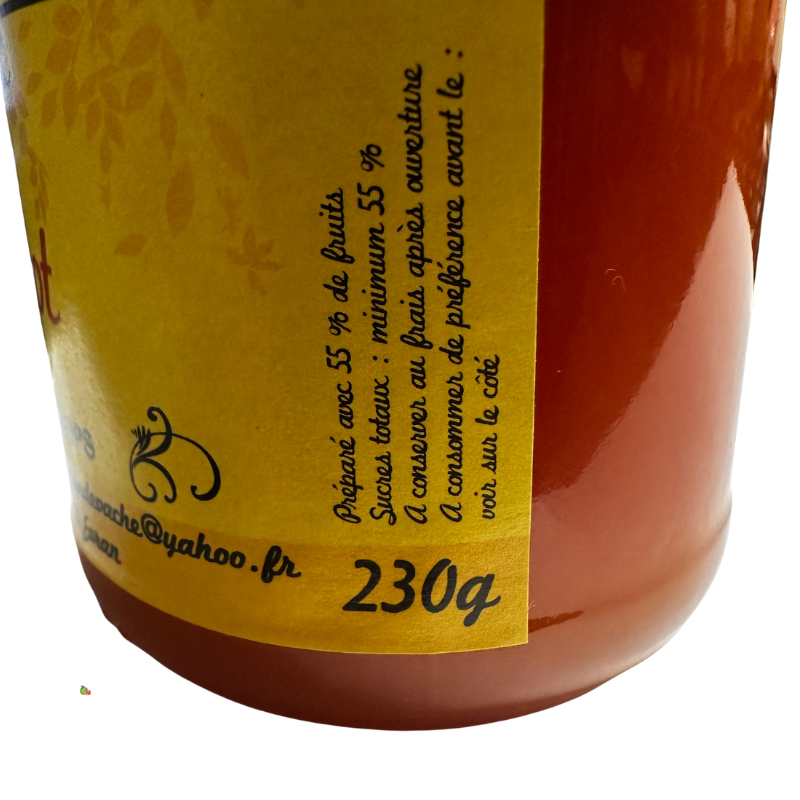 Confiture d'Abricot Bio - Du Panier &agrave; l'Assiette