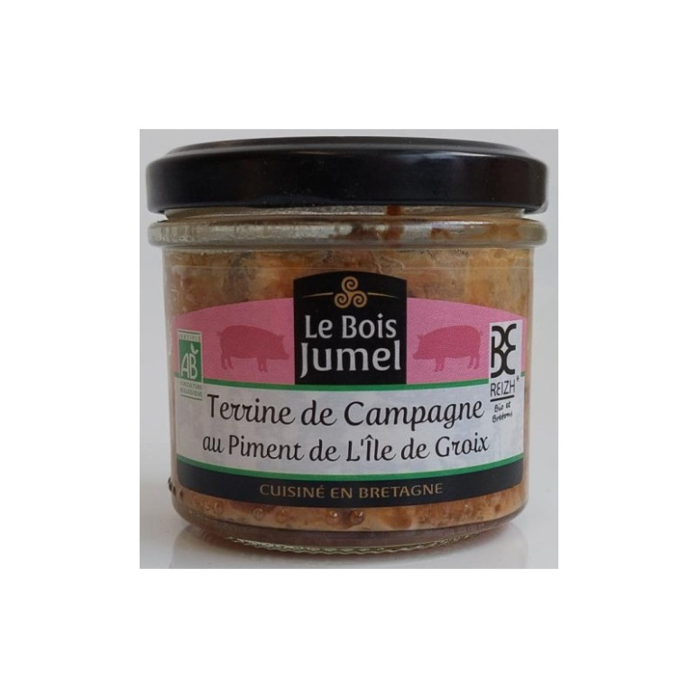 Terrine de campagne au piment de l'&icirc;le de Groix