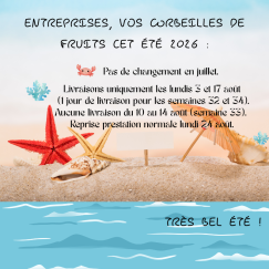 Livraison de cet été en Entreprise