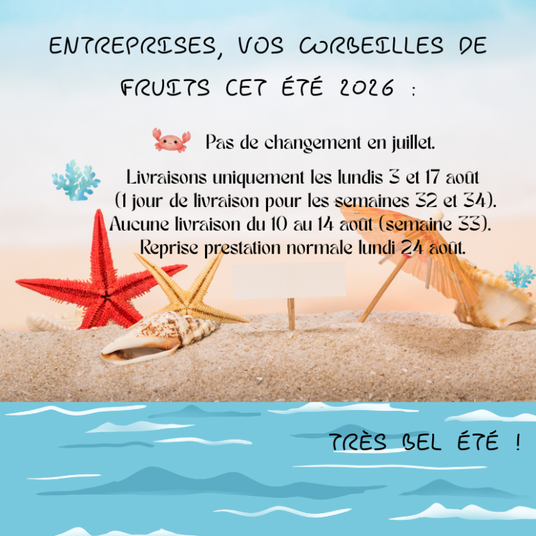 Corbeilles de Fruits Bio en Entreprise - Du Panier &agrave; l'Assiette